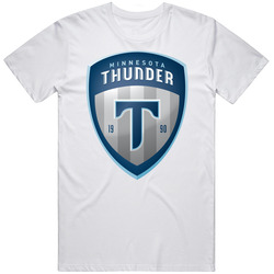 Minnesota Thunder A-league Soccer Fc Team Retro Logo Unisex White T Shirt Minnesota Thunder A-league Soccer Fc Team Retro Logo Unisex White T Shirt