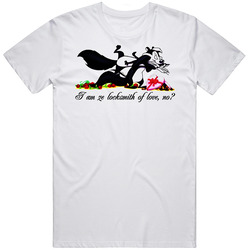 Pepe Le Pew Cartoon Classic Unisex White T Shirt Pepe Le Pew Cartoon Classic Unisex White T Shirt