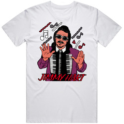 Jimmy Mouth Of The South Hart Wrestling Unisex White T Shirt Jimmy Mouth Of The South Hart Wrestling Unisex White T Shirt
