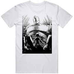 The Iron Giant Half Tone Dot Art Unisex White T Shirt The Iron Giant Half Tone Dot Art Unisex White T Shirt