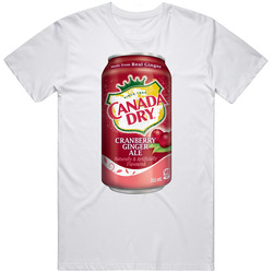 Canada Dry Cranberry Ginger Ale Best Soda Of All Time Soft Drink Lovers Unisex White T Shirt Canada Dry Cranberry Ginger Ale Best Soda Of All Time Soft Drink Lovers Unisex White T Shirt