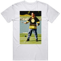 Adam Sandler Happy Gilmore Angry Golfer 90s Comedy Movie Unisex White T Shirt Adam Sandler Happy Gilmore Angry Golfer 90s Comedy Movie Unisex White T Shirt