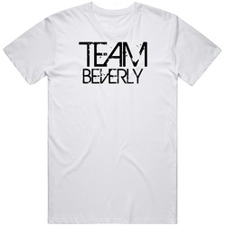 Team Sports Last First Name Beverly Unisex White T Shirt Team Sports Last First Name Beverly Unisex White T Shirt