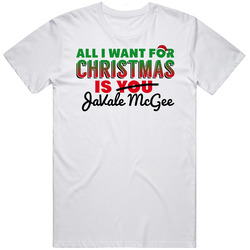 Javale Mcgee All I Want For Christmas Washington Basketball Unisex White T Shirt Javale Mcgee All I Want For Christmas Washington Basketball Unisex White T Shirt