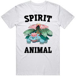 Venusaur Is My Spirit Animal Unisex White T Shirt Venusaur Is My Spirit Animal Unisex White T Shirt