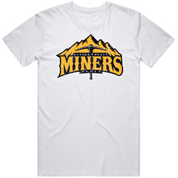 Sussex County Miners Canadian American Retro Pro Baseball Unisex White T Shirt Sussex County Miners Canadian American Retro Pro Baseball Unisex White T Shirt