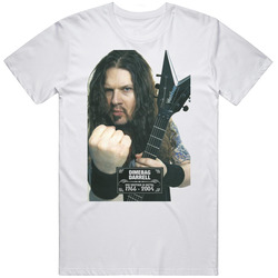 Dimebag Darrel Guitarist Rock Tribute Unisex White T Shirt Dimebag Darrel Guitarist Rock Tribute Unisex White T Shirt