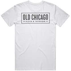 Old Chicago Pizza Taproom Unisex White T Shirt Old Chicago Pizza Taproom Unisex White T Shirt
