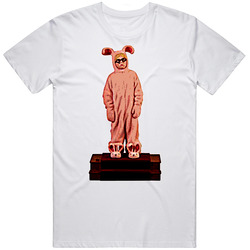 A Christmas Story Pink Nightmare Movie Unisex White T Shirt A Christmas Story Pink Nightmare Movie Unisex White T Shirt