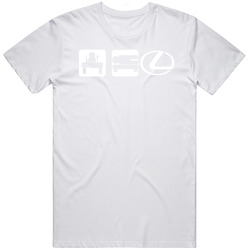 Eat Sleep Lexus black PETE Unisex White T Shirt Eat Sleep Lexus black PETE Unisex White T Shirt