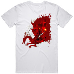 Dragon Age Origins Fantasy Video Game Unisex White T Shirt Dragon Age Origins Fantasy Video Game Unisex White T Shirt