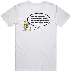 Futurama Professor Funny Unisex White T Shirt Futurama Professor Funny Unisex White T Shirt