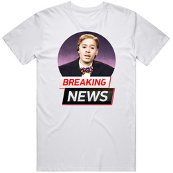 Dave Chappelle Show Reporter Skit Breaking News Chuck Taylor Unisex White T Shirt Dave Chappelle Show Reporter Skit Breaking News Chuck Taylor Unisex White T Shirt
