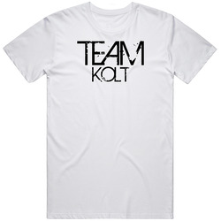 Team Sports Last First Name Kolt Unisex White T Shirt
