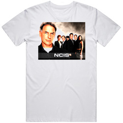 Ncis Tv Show Cast Mark Harmon Leroy Jethro Gibbs Unisex White T Shirt