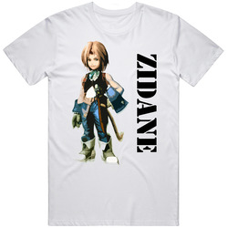 Zidane Final Fantasy 9 Hero Unisex White T Shirt Zidane Final Fantasy 9 Hero Unisex White T Shirt