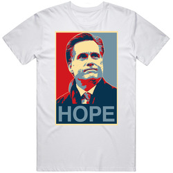Mitt Romney Hope Unisex White T Shirt Mitt Romney Hope Unisex White T Shirt