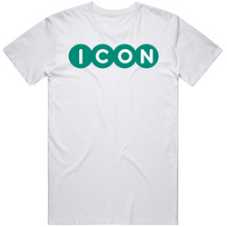 Icon Plc Nasdaq Company Logo Employee Fan Unisex White T Shirt Icon Plc Nasdaq Company Logo Employee Fan Unisex White T Shirt