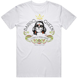 Barrio Queen Phoenix Arizona Top Restaurants Food Fan Lover Foodie Worn Look Unisex White T Shirt Barrio Queen Phoenix Arizona Top Restaurants Food Fan Lover Foodie Worn Look Unisex White T Shirt