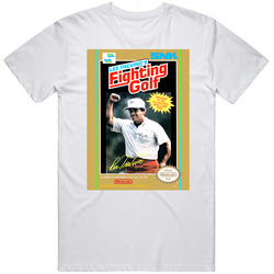 Nintendo Nes Lee Trevinos Fighting Gold Retro 80s Video Game Cover Unisex White T Shirt Nintendo Nes Lee Trevinos Fighting Gold Retro 80s Video Game Cover Unisex White T Shirt