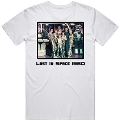 Lost In Space Tv Show Retro Classic Unisex White T Shirt Lost In Space Tv Show Retro Classic Unisex White T Shirt
