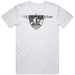 Paris 1924 Winter Olympics Unisex White T Shirt Paris 1924 Winter Olympics Unisex White T Shirt