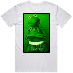 Kermit Clien Model Funny Unisex White T Shirt Kermit Clien Model Funny Unisex White T Shirt