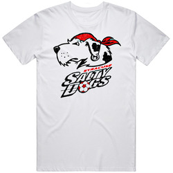 Syracuse Salty Dogs A-league Soccer Fc Team Retro Logo Unisex White T Shirt Syracuse Salty Dogs A-league Soccer Fc Team Retro Logo Unisex White T Shirt