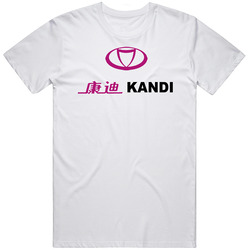 Kandi Technologies Group Inc Nasdaq Company Logo Employee Fan Unisex White T Shirt Kandi Technologies Group Inc Nasdaq Company Logo Employee Fan Unisex White T Shirt