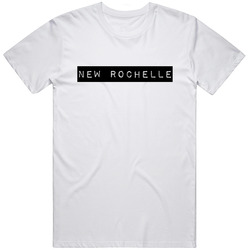 New Rochelle Popular City Unisex White T Shirt New Rochelle Popular City Unisex White T Shirt