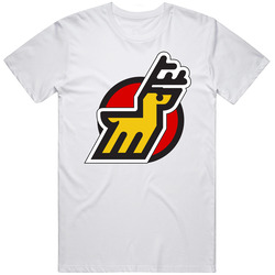 Michigan Stags World Hockey Association Retro Team Logo Unisex White T Shirt Michigan Stags World Hockey Association Retro Team Logo Unisex White T Shirt