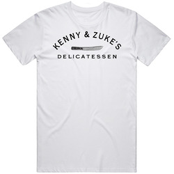 Kenny And Zuke's Delicatessen Portland Oregon Top Restaurants Food Fan Lover Foodie Unisex White T Shirt Kenny And Zuke's Delicatessen Portland Oregon Top Restaurants Food Fan Lover Foodie Unisex White T Shirt