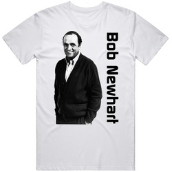 Bob Newhart Comedian Unisex White T Shirt