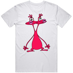 Space Goofs Stereo Monovici Retro 90s Animated Tv Show Fan Unisex White T Shirt