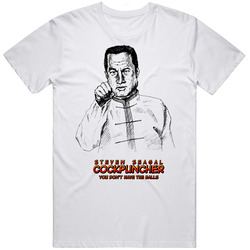Cockpuncher Steven Seagal Funny Onion Movie Unisex White T Shirt Cockpuncher Steven Seagal Funny Onion Movie Unisex White T Shirt