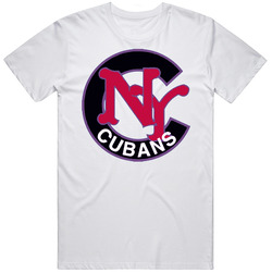 New York Cubans Negro League Baseball Retro Unisex White T Shirt New York Cubans Negro League Baseball Retro Unisex White T Shirt