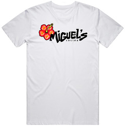 Miguels Cocina San Diego Restaurant Unisex White T Shirt Miguels Cocina San Diego Restaurant Unisex White T Shirt