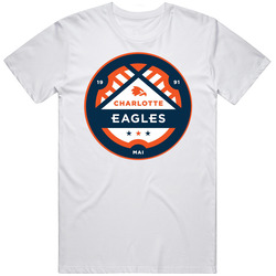 Charlotte Eagles A-league Soccer Fc Team Retro Logo Unisex White T Shirt Charlotte Eagles A-league Soccer Fc Team Retro Logo Unisex White T Shirt