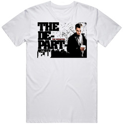 The Departed Leonardo Dicaprio Movie Unisex White T Shirt The Departed Leonardo Dicaprio Movie Unisex White T Shirt