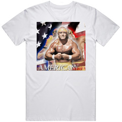 Hulk Hogan Retro Unisex White T Shirt Hulk Hogan Retro Unisex White T Shirt