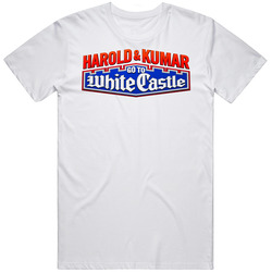 Harold And Kumar White Castle Unisex White T Shirt Harold And Kumar White Castle Unisex White T Shirt