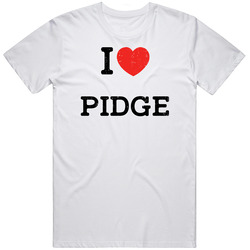 I Love Heart Pidge First Name Worn Look Unisex White T Shirt I Love Heart Pidge First Name Worn Look Unisex White T Shirt