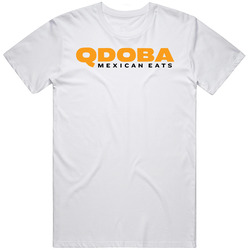 Qdoba Mexican Food Restaurant Unisex White T Shirt Qdoba Mexican Food Restaurant Unisex White T Shirt
