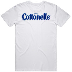 Cottonelle By Kleenex Toilet Paper Company Logo Unisex White T Shirt Cottonelle By Kleenex Toilet Paper Company Logo Unisex White T Shirt