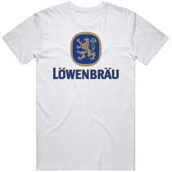Lowenbrau Beer Premium German Lager Beer Lovers Unisex White T Shirt