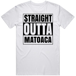 Straight Outta Matoaca Virginia City Compton Parody Unisex White T Shirt Straight Outta Matoaca Virginia City Compton Parody Unisex White T Shirt