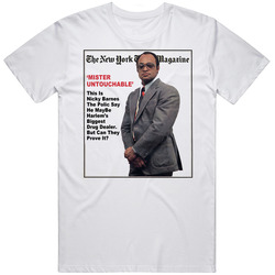 Nicky Barnes New York Cover Unisex White T Shirt Nicky Barnes New York Cover Unisex White T Shirt