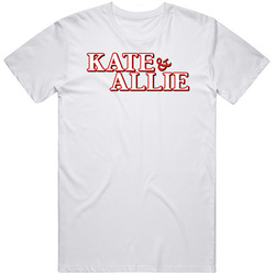 Kate And Allie Retro 80s Tv Show Logo Fan Unisex White T Shirt Kate And Allie Retro 80s Tv Show Logo Fan Unisex White T Shirt