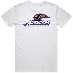 Los Angeles Avengers Arena Football League Team Sports Fan Logo Unisex White T Shirt Los Angeles Avengers Arena Football League Team Sports Fan Logo Unisex White T Shirt