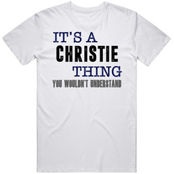 It's A Christie Thing You Wouldn't Understand Novel Character Fan Unisex White T Shirt It's A Christie Thing You Wouldn't Understand Novel Character Fan Unisex White T Shirt